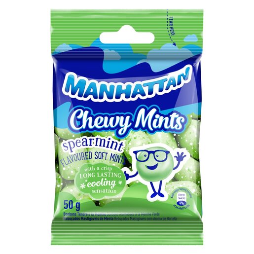 Manhattan Soft Mints Spearmint Flavour 50g PnP