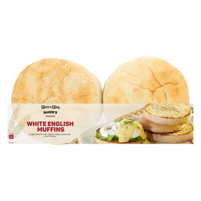 PnP White English Muffin 4 Pack