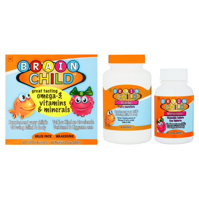 Bioter Comed Health Brainchild 60 Multivitamin Chew Tablets | PnP