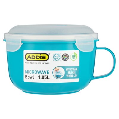 Addis Teal Microwave Bowl 1L