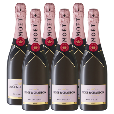 Moet & Chandon Brut Rose Champagne 6 x 750ml | PnP