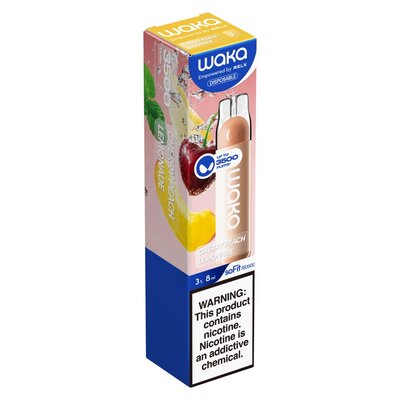 wakaページ Waka Cherry Peach Lemonade 3% soFit Disposable Vape 3500 Puffs | PnP