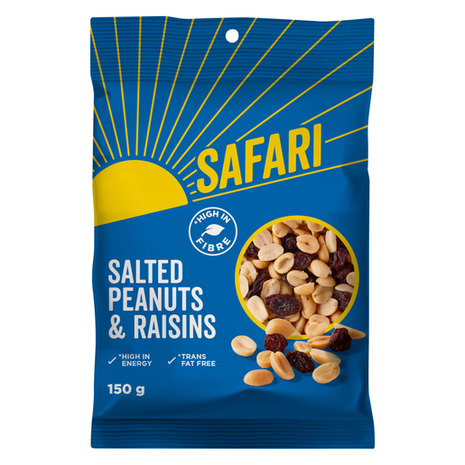 Safari Lightly Salted Raisins & Peanuts 150g | PnP