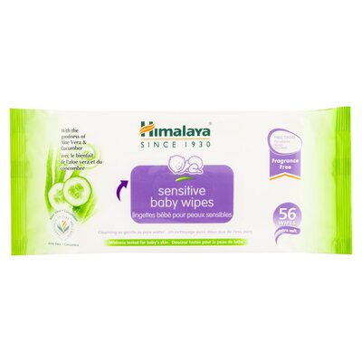 Himalaya Sensitive Baby Wipes 56 Pack