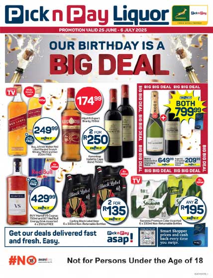 Pick n Pay Liquor Weekend Specials