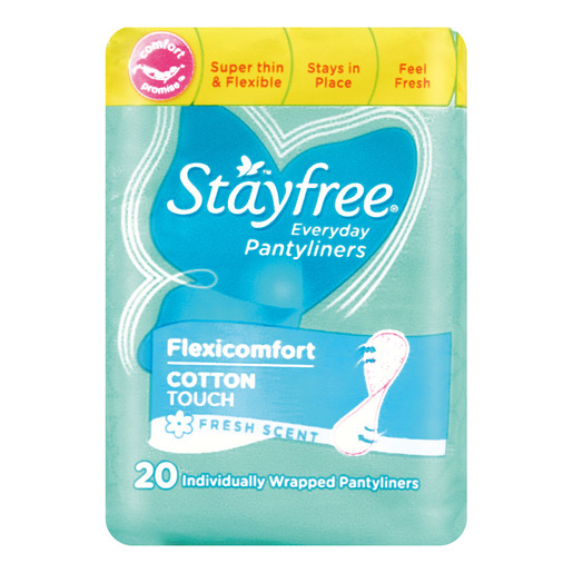 Stayfree Panty Liners Flexi Comfort 20ea PnP