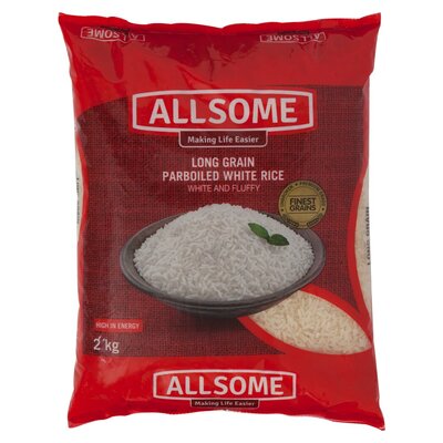 Allsome Parboiled White Rice 2kg | PnP