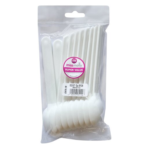 Miss Molly Robust White Spoon Set 10 Pack | Smart Price Specials