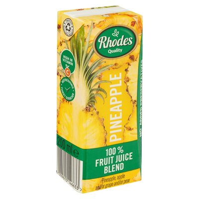 Rhodes 100% Fruit Juice Blend Pineapple 200ml | Smart Price Specials ...