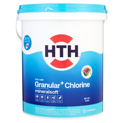 HTH Granular & Mineralsoft Pool Chlorine 15kg