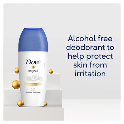 Dove Original Antiperspirant Roll On Deodorant 50ml | Smart Price ...