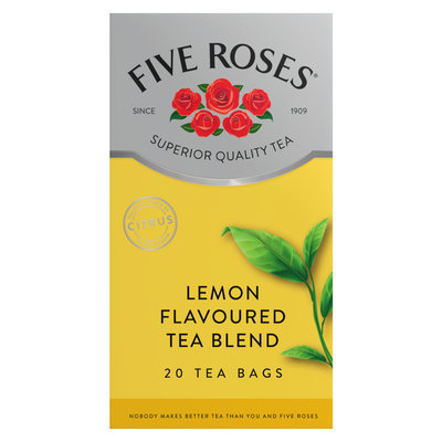 Five Roses Lemon Flavour Tea 20 Pack | PnP