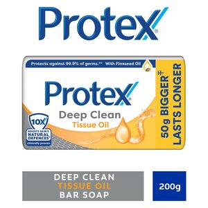 Protex Deep Clean Tissue Oil Antigerm Bath Soap 200g | PnP