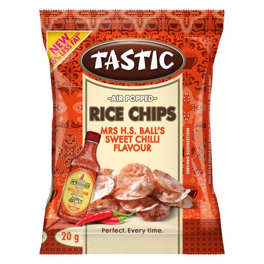Tastic Rice Chips Mrs Balls Sweet Chilli 20g | PnP