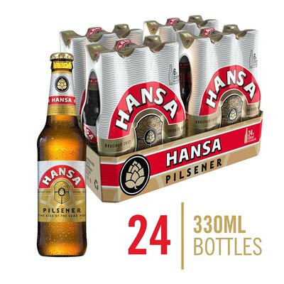 Hansa Pilsener Beer NRB 24 x 330ml | PnP