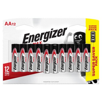 Energizer Max AA 12 Pack