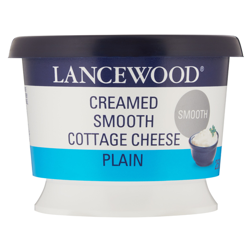 Lancewood Creamed Smooth Plain Cottage Cheese 250g PnP