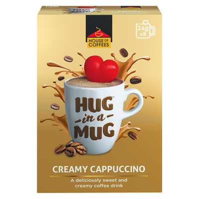 Hug in a Mug Creamy Cappuccino 8 x 24g | PnP