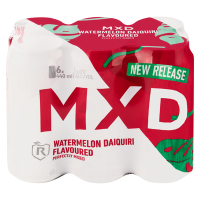 Redd's MXD Watermelon Daiquiri Flavoured Spirit Cooler 6 x 440ml | PnP