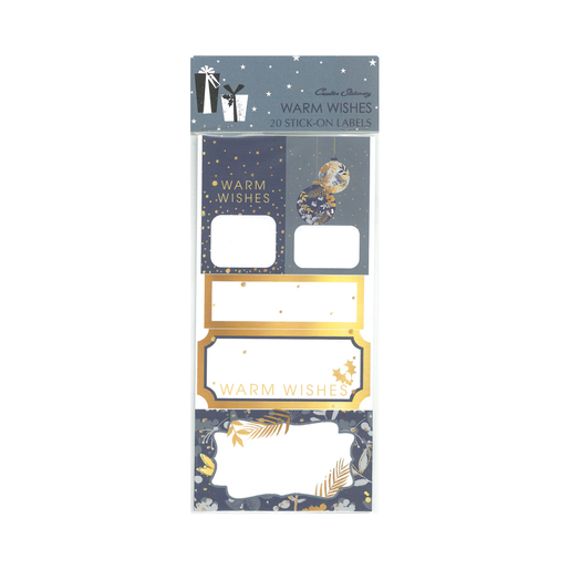 Creative Warm Wishes Stick On Labels | PnP