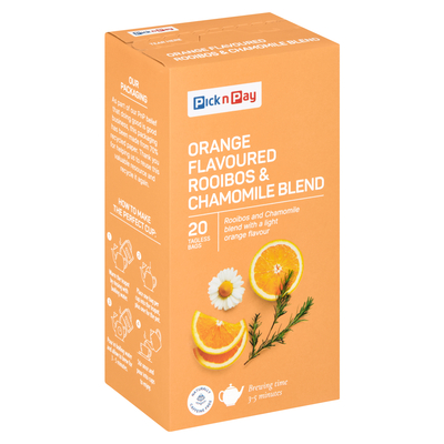 PnP Orange Chamomile Rooibos Blend 20 Pack | PnP