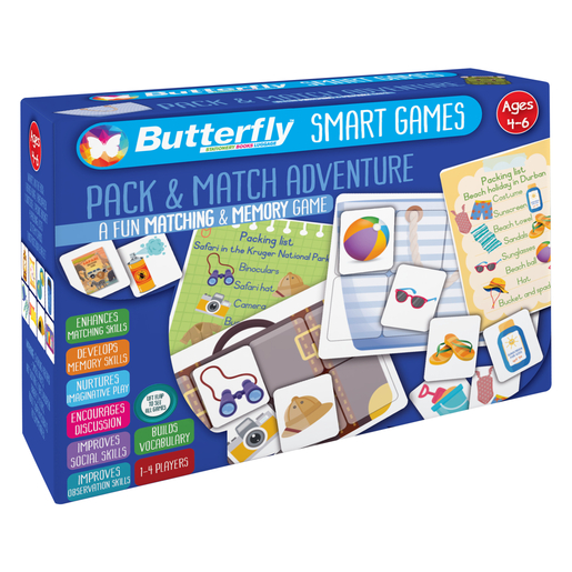 Butterfly Smart Games Pack & Match Adventure | PnP