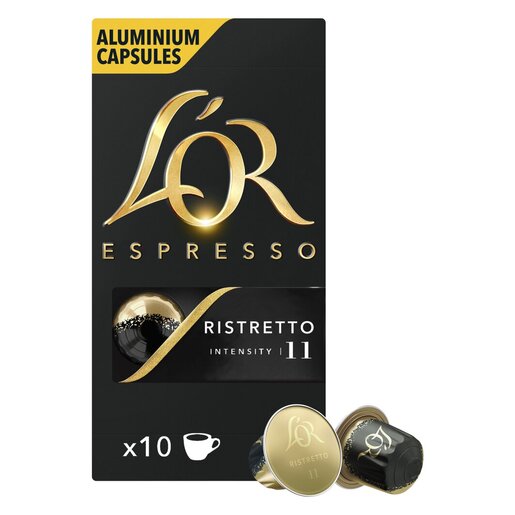 L'OR Espresso Ristretto Intensity 11 Coffee Capsules 10 Pack | Smart ...
