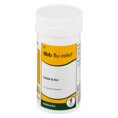 Tibb Flu-relief Colds & Flu 20 Capsules | PnP