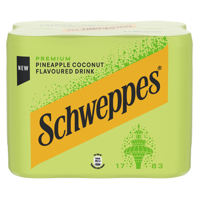 Schweppes Pineapple Coconut Flavoured Drink 6 x 300ml | PnP