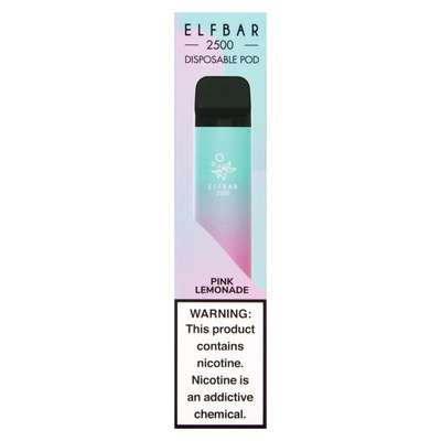 Elf Bar Pink Lemonade 2500 Puff Disposable Pod