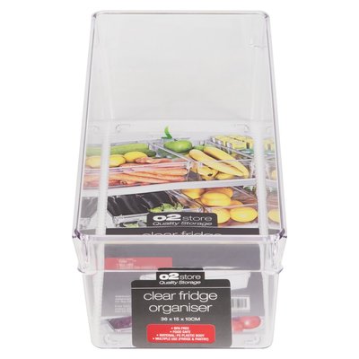 O2 Store Clear Fridge Organizer Rectangle 36cm | PnP
