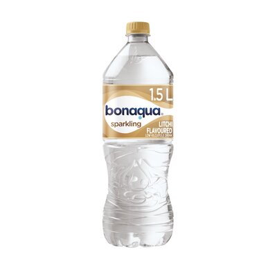 Bonaqua Litchi Flavoured Sparkling Water 1.5L