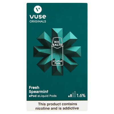 Vuse Orginals Fresh Spearmint E-Liquid Pods 1.6% 2 Pack | Smart Price  Specials