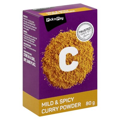 PnP Mild Spicy Curry Powder 80g PnP