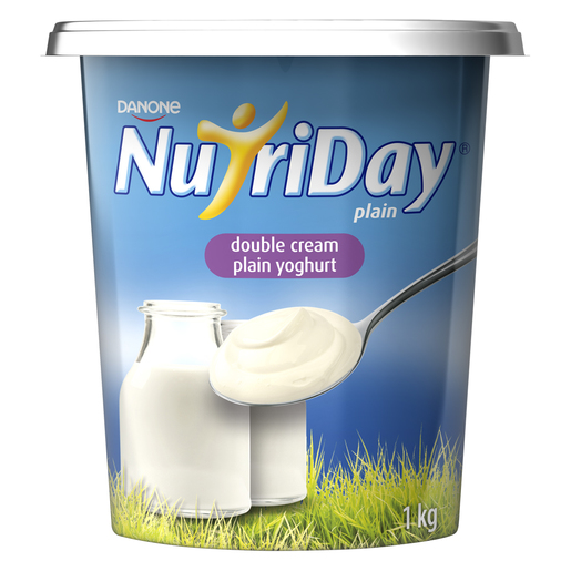 Danone Nutriday Double Cream Plain Yoghurt 1kg PnP