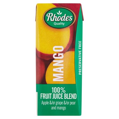 Rhodes 100% Fruit Juice Blend Mango 200ml | PnP