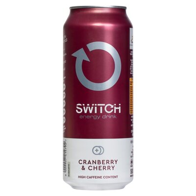 Switch Cranberry & Cherry  Energy Drink 500ml