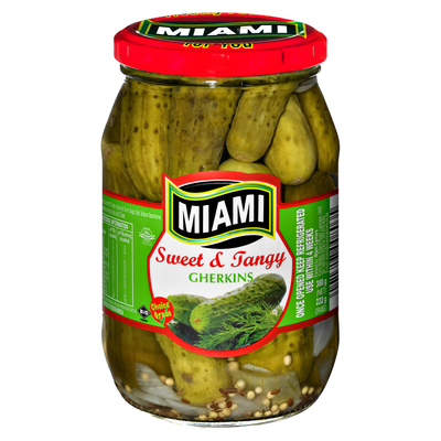 Miami Sweet & Tangy Gherkins 380g | PnP