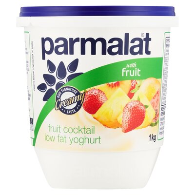 Parmalat Medium Fat Fruit Cocktail Yoghurt 1kg