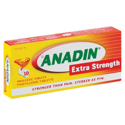 Anadin Extra Strength Tablets 10 Tablets | PnP