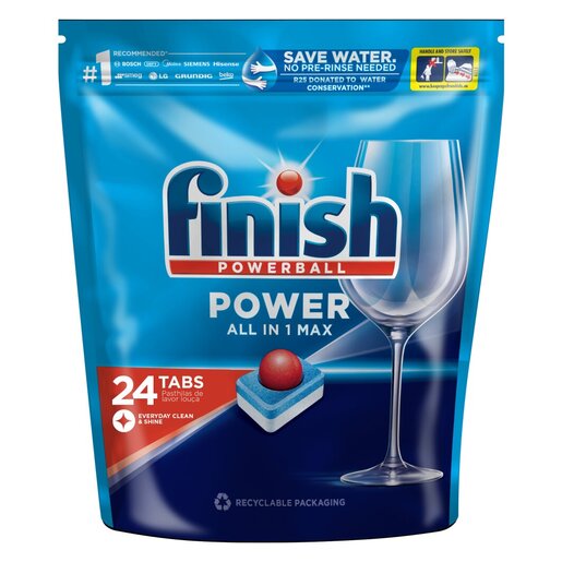 Finish All in One D/Wash Tabs Reg 24ea PnP