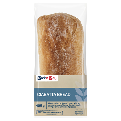 PnP Ciabatta Bread 400g