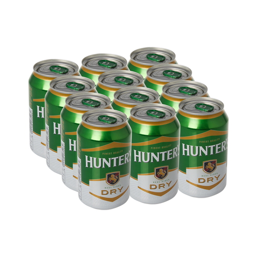 Hunters Dry Can 12 x 330ml PnP