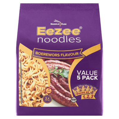 Eezee Boerewors Flavour Noodles 5 x 65g | PnP