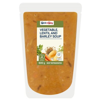 PnP Live Well Vegetable & Barley Soup 600g