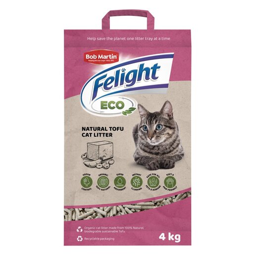 Bob Martin Felight Eco Natural Tofu Cat Litter 4kg Smart Price