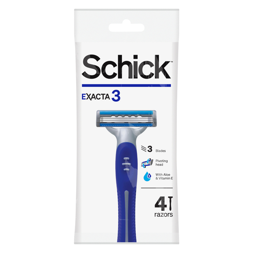 Schick Exacta 3 Mens Disposable Razor | PnP