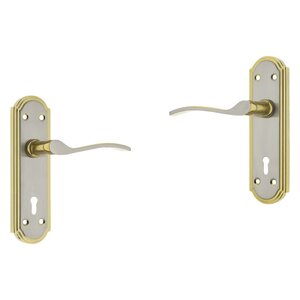 Fort Knox 2-Lever No.6 Slipper Satin Nickle Bronze Plated Lockset