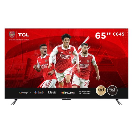 Televisor TCL QLED 65 Ultra HD 4K Smart Tv 65C645