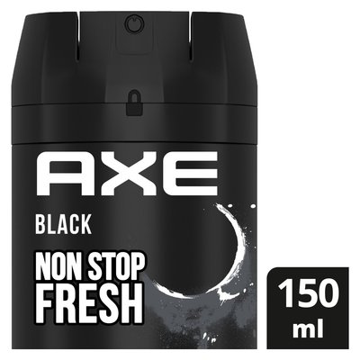 Axe Black Aerosol Deodorant Body Spray 150ml